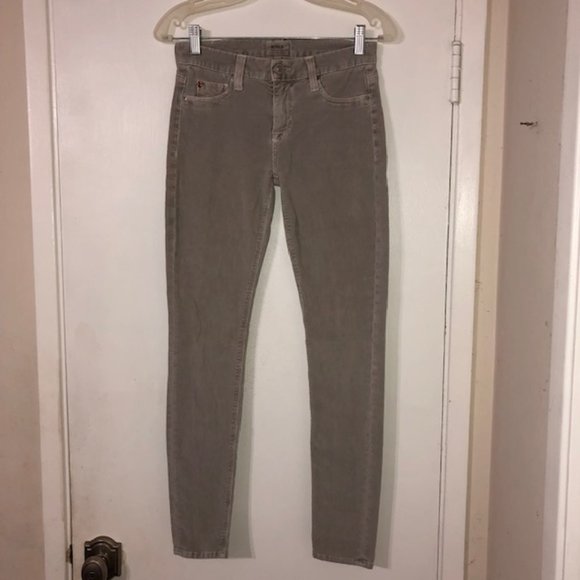 Hudson Gray Corduroy Pants 24x27.5 - Picture 1 of 5